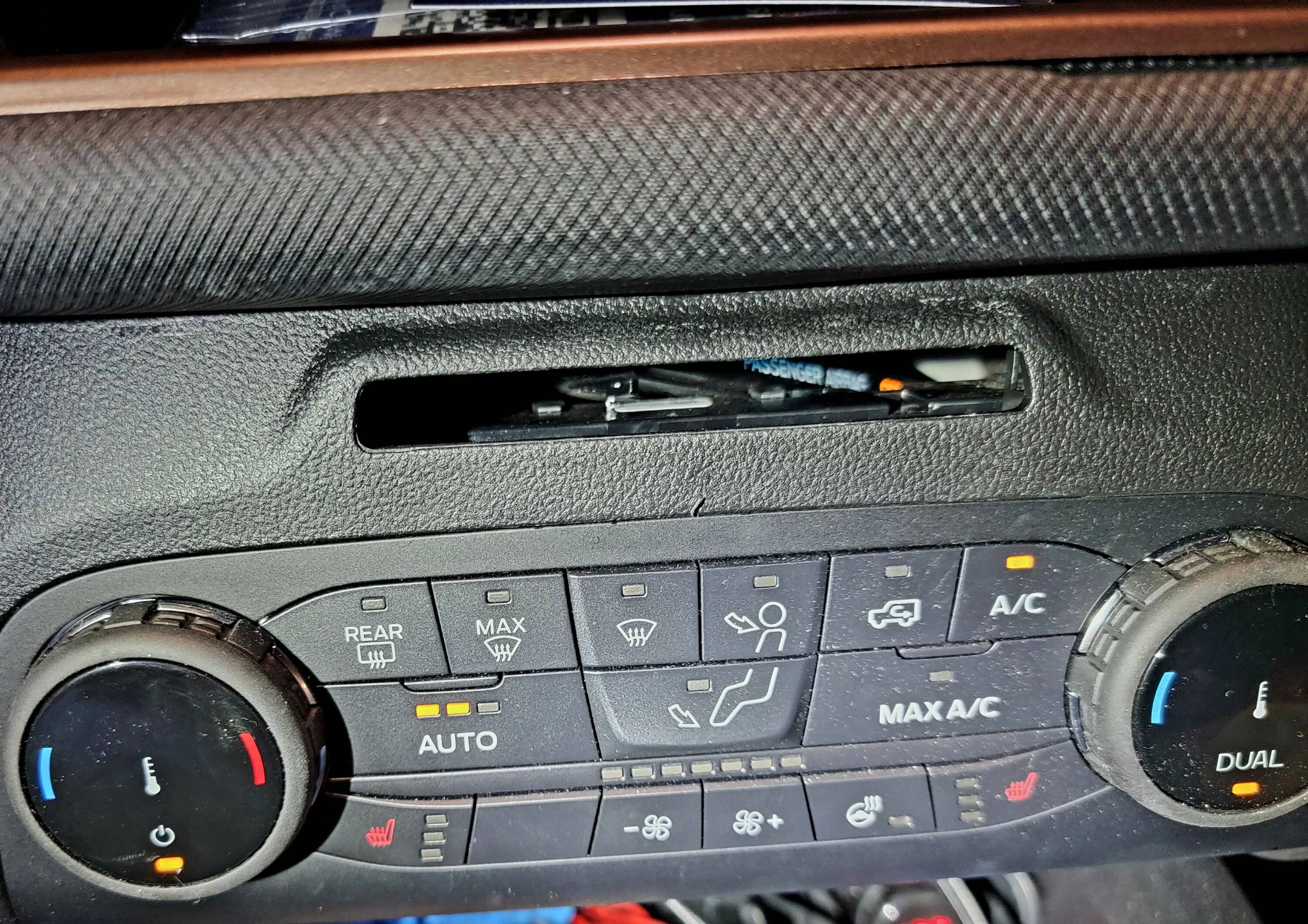 "Passenger Airbag" light panel fell into dash 2021+ Ford Bronco Sport