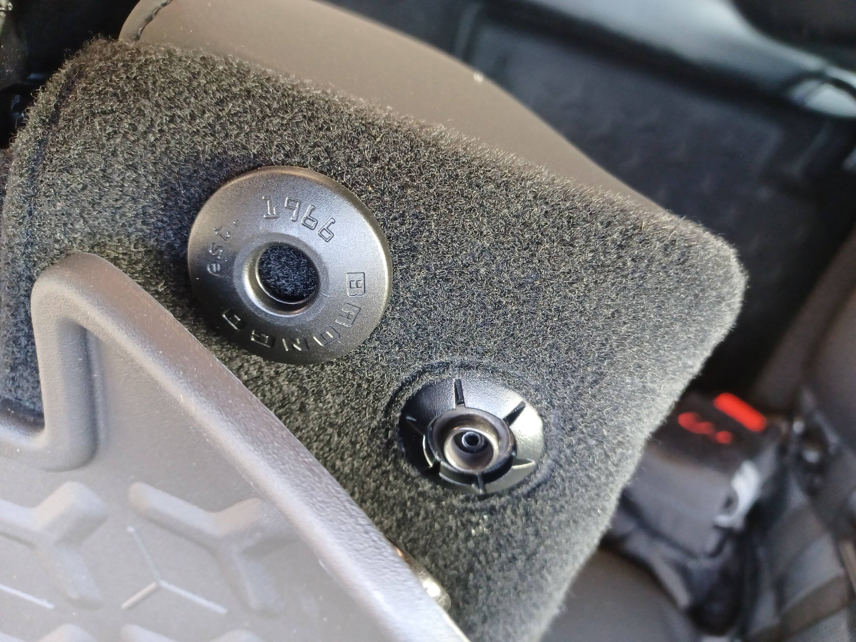 Rear Seat Back Rubber Mats 2021+ Ford Bronco Sport Forum