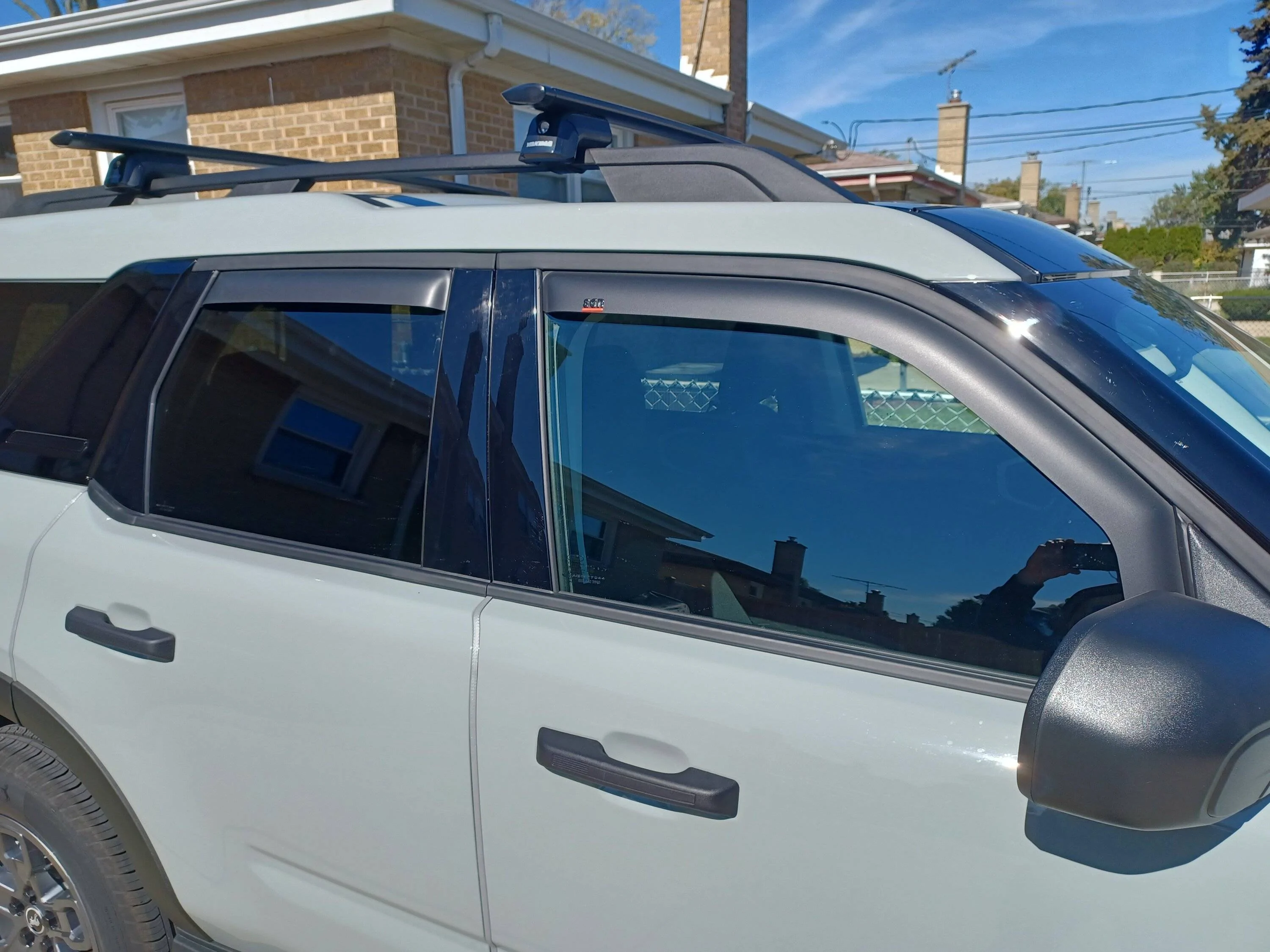 Window Deflectors Ford vs EGR Before and After Pics 2021+ Ford Bronco Sport Forum