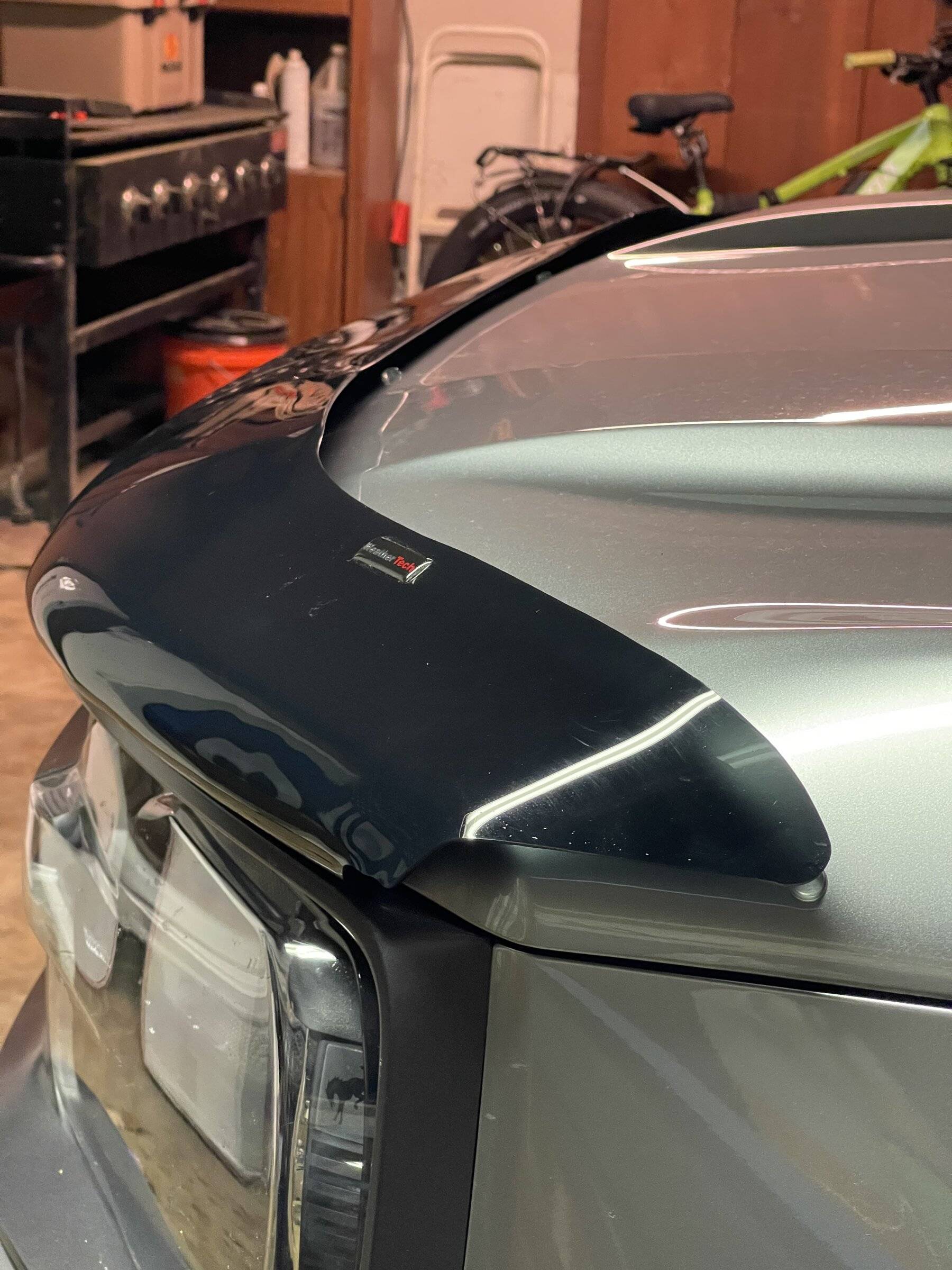 WeatherTech rock and bug guard, under hood edge mount 2021+ Ford