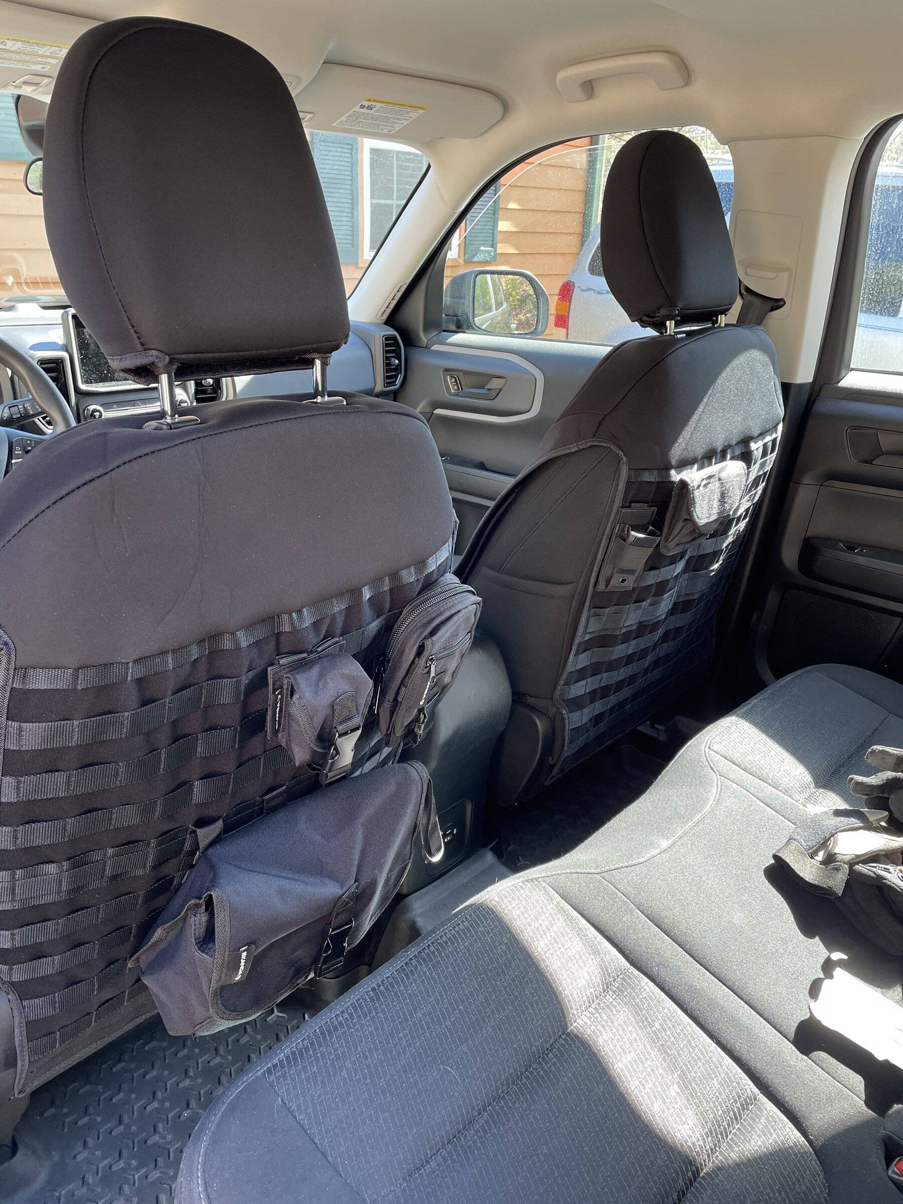 Neoprene seat covers with the Molle system 2021+ Ford Bronco Sport