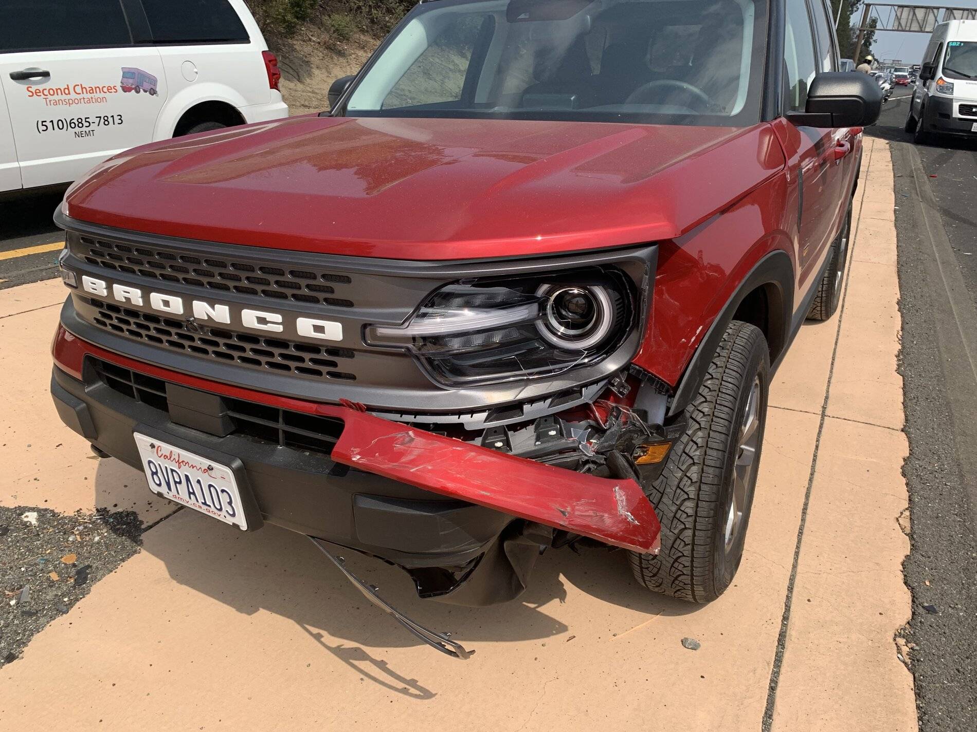 It gave its life for me. Badlands totaled in fourcar freeway crash