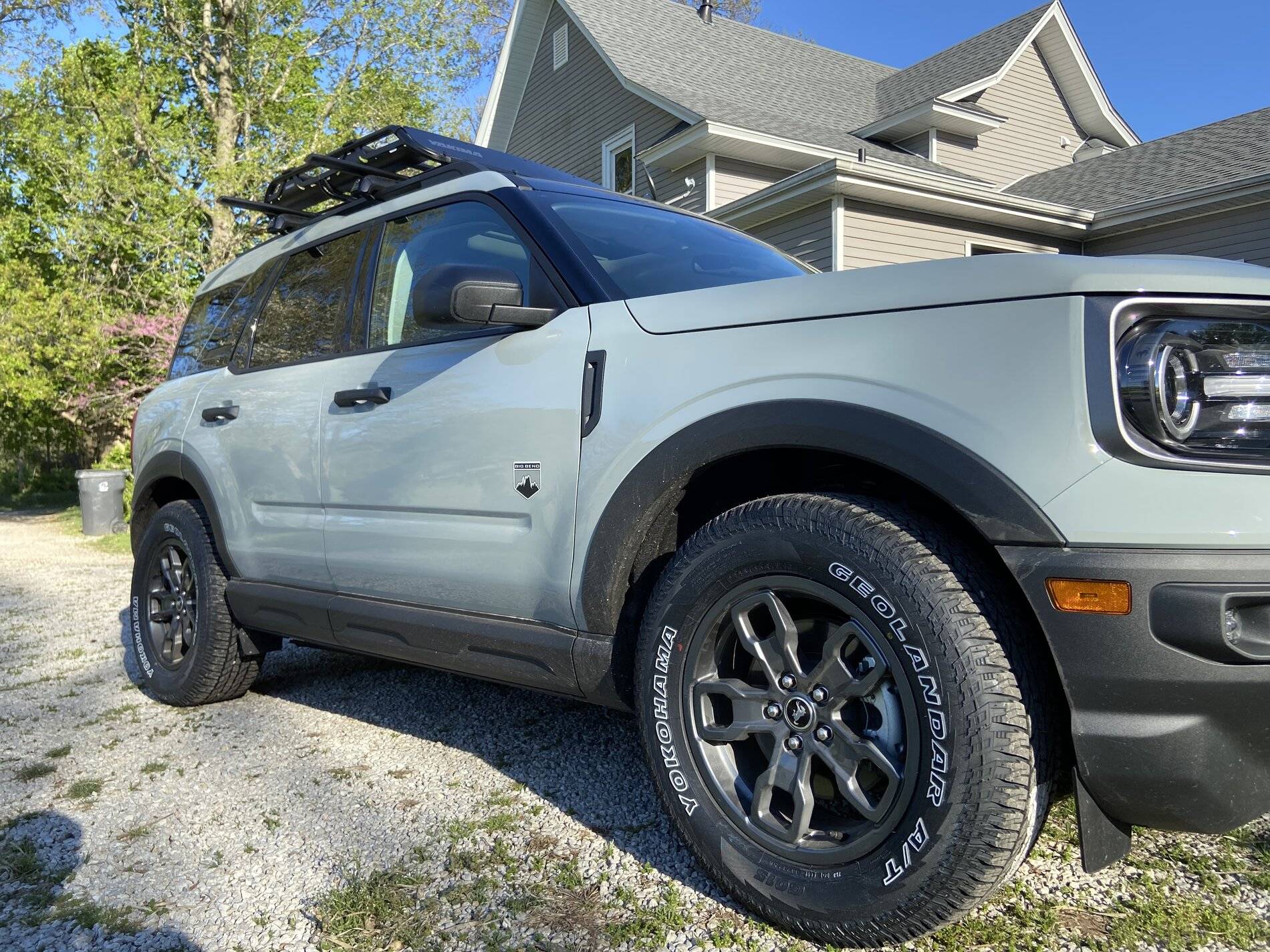 BFG KO2 245/65r17 installed on stock Badlands with no rubbing at all