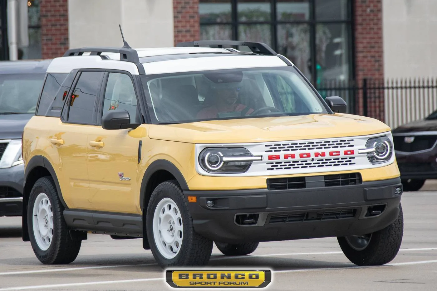 Spied Bronco Sport Heritage Edition In Yellowstone Metallic 2021