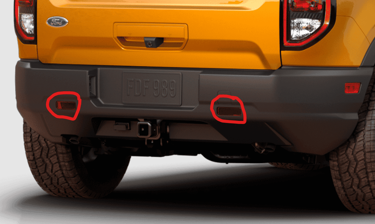 Ford Bronco Sport What are these holes/openings in the rear bumper? bronco_screenshot