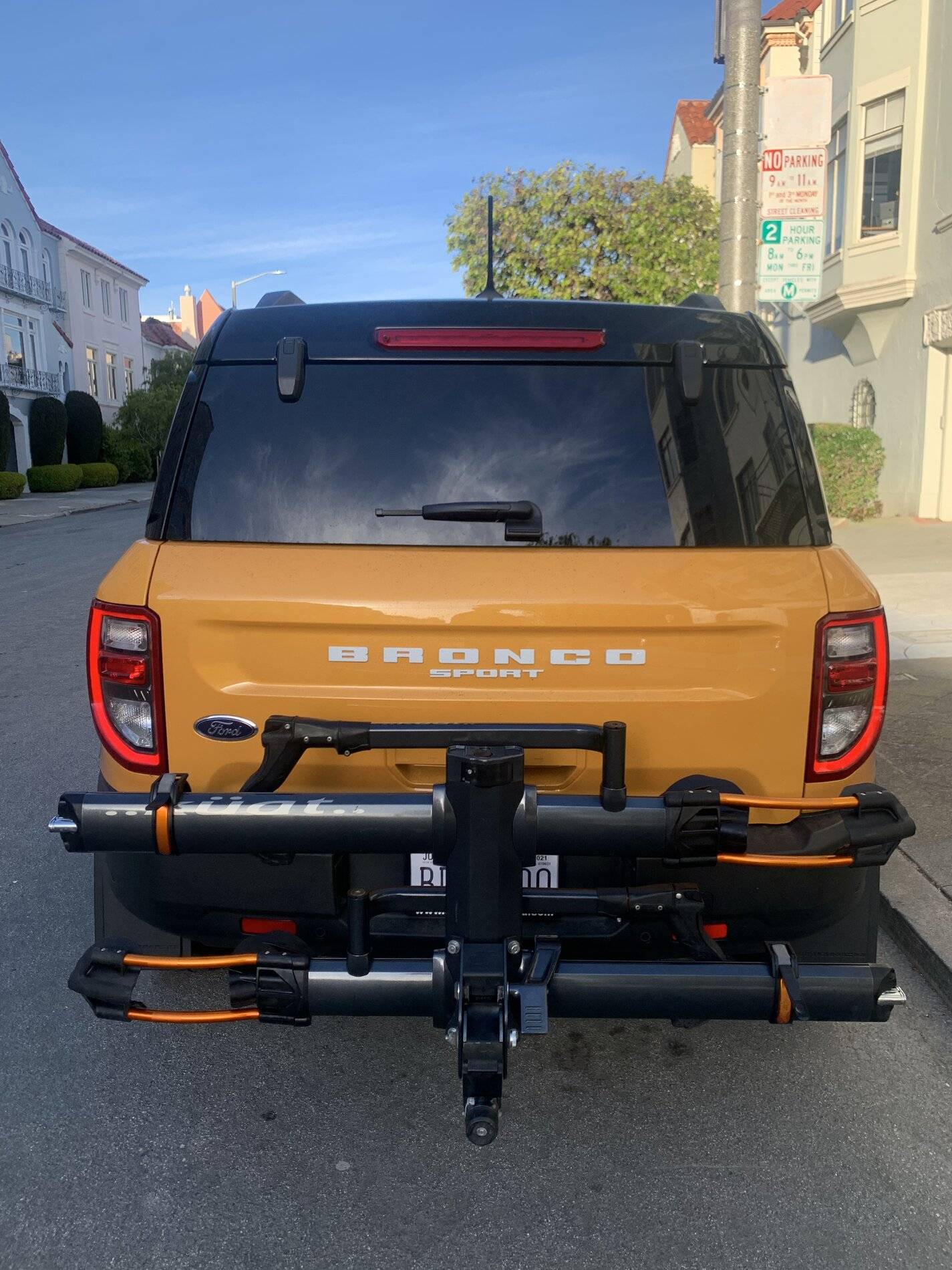 Installed a Kuat NV 2.0 bike rack on my Badlands 2021+ Ford Bronco