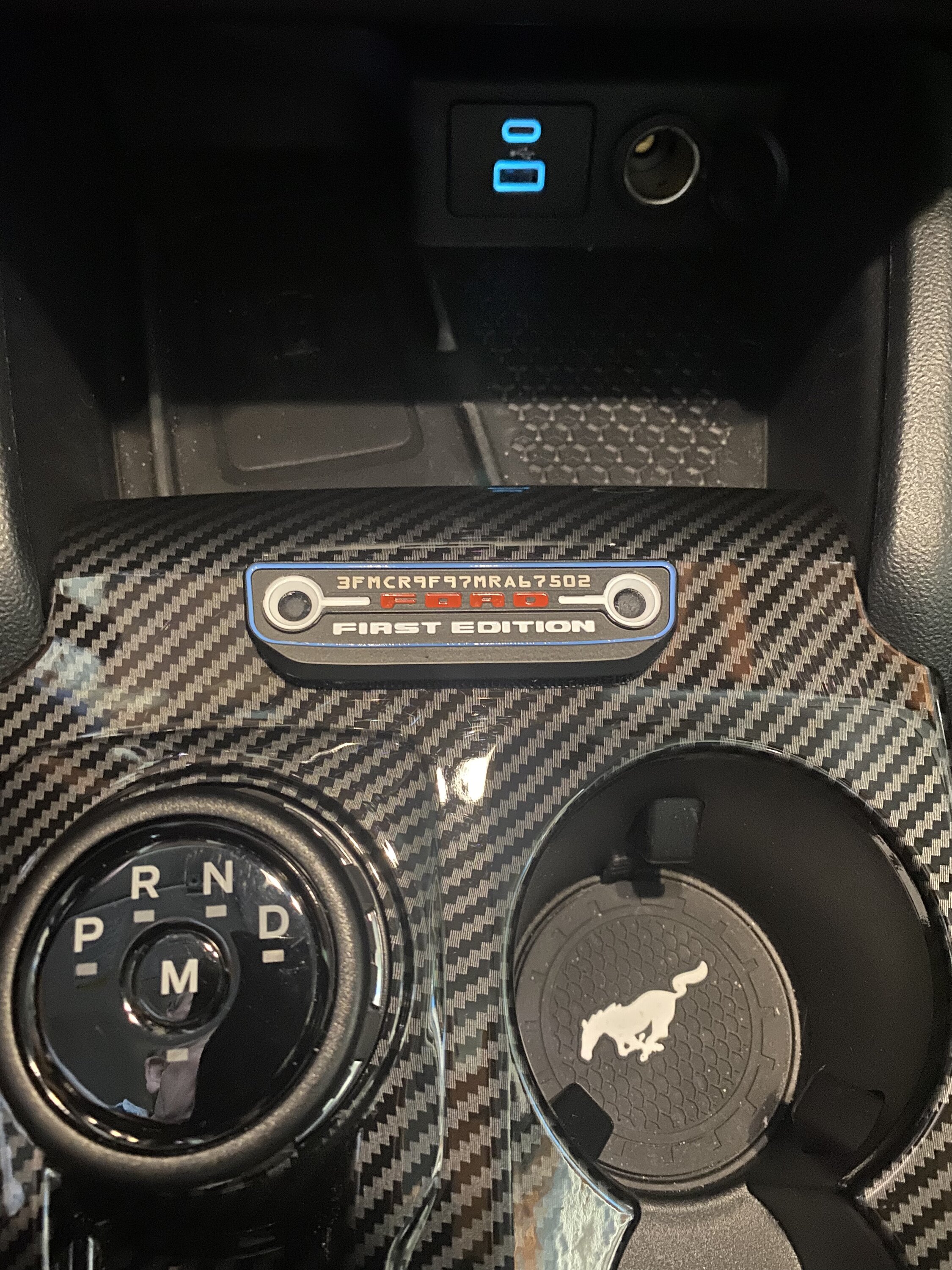 Ford Bronco Sport Bronco script emblem installed EB81E31C-B161-438A-8D3D-9B9A5BE07F50