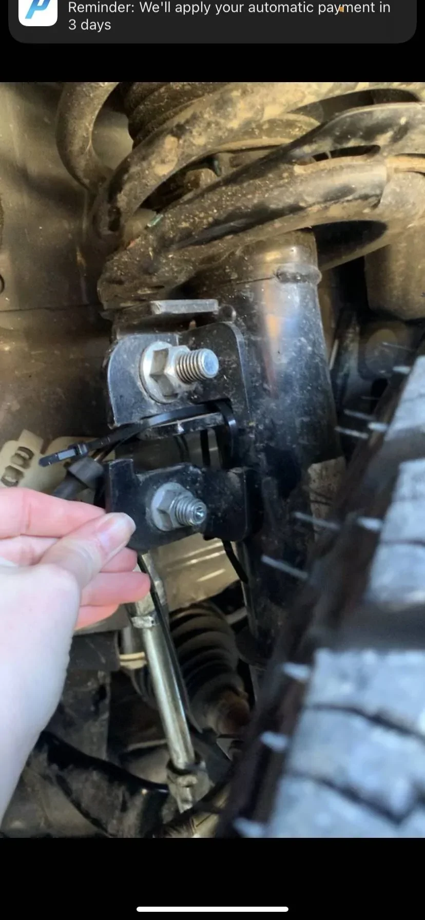 Rough country lift kit Snapped/bent sway bar drop bracket Page 2