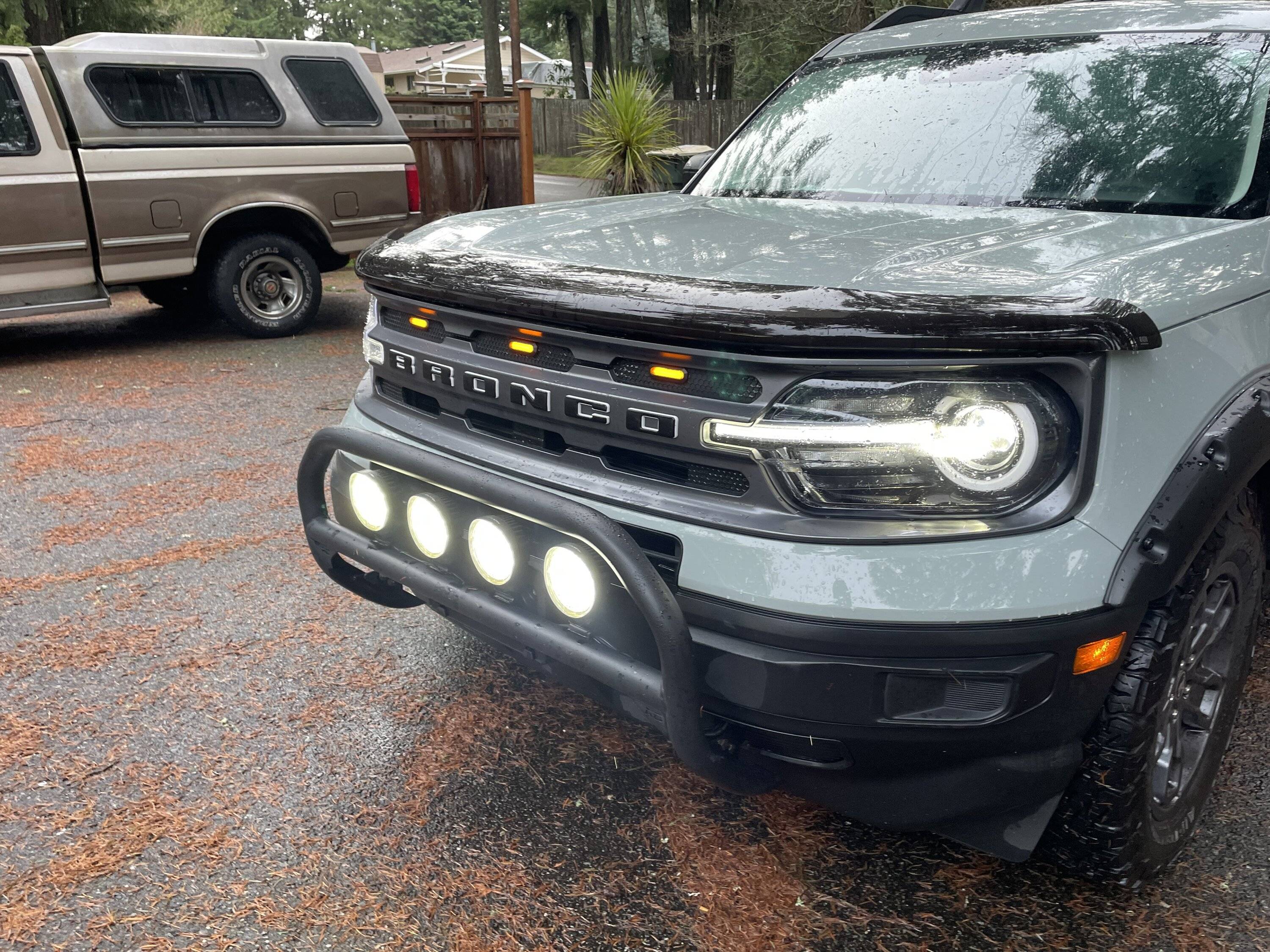 Raptor Lights installed on Big Bend | 2021+ Ford Bronco Sport Forum ...