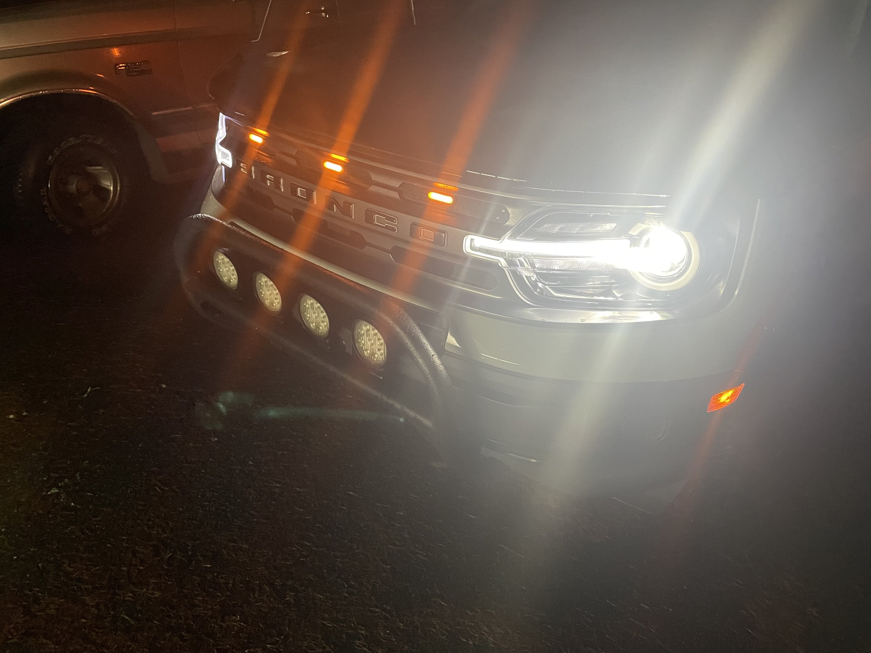 Ford Bronco Sport Raptor Lights installed on Big Bend IMG_3545