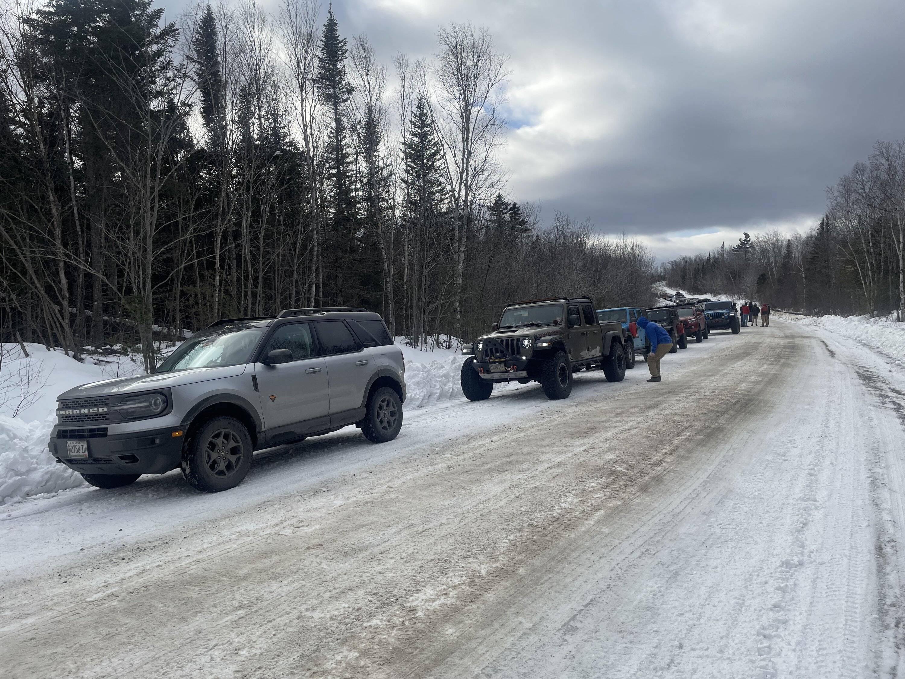 Winter 2024 Overlanding Trip in Bronco Sport Badlands Skowhegan
