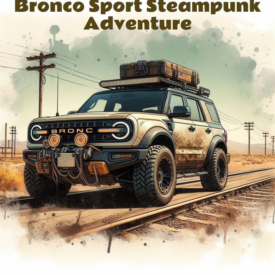 Ford Bronco Sport /imagine a Bronco Sport using Meta AI ? Steam Punked