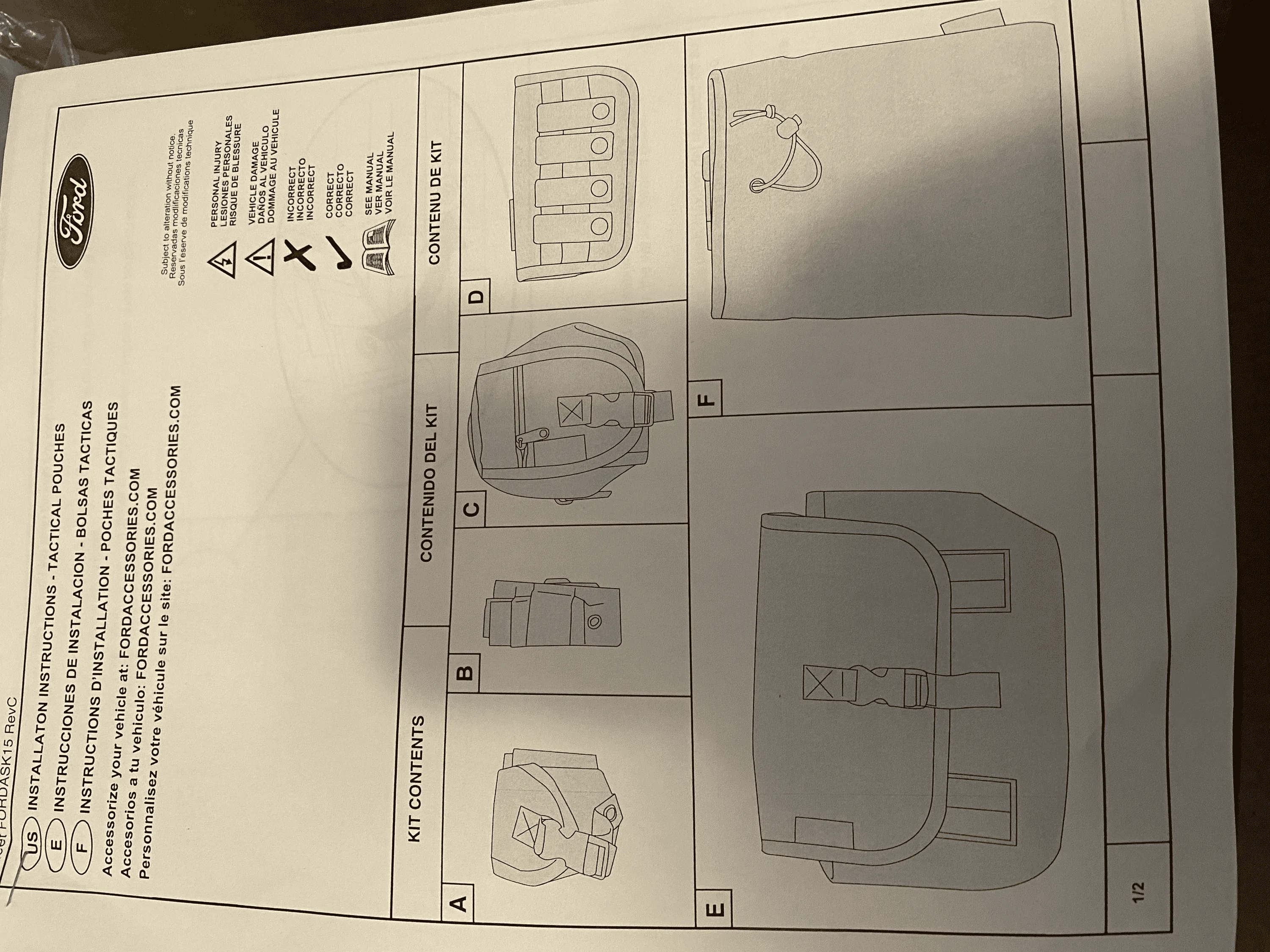 Ford Molle Bags Photos 2021+ Ford Bronco Sport Forum