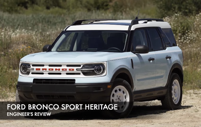 An Engineer's Review of the Bronco Sport Heritage Edition