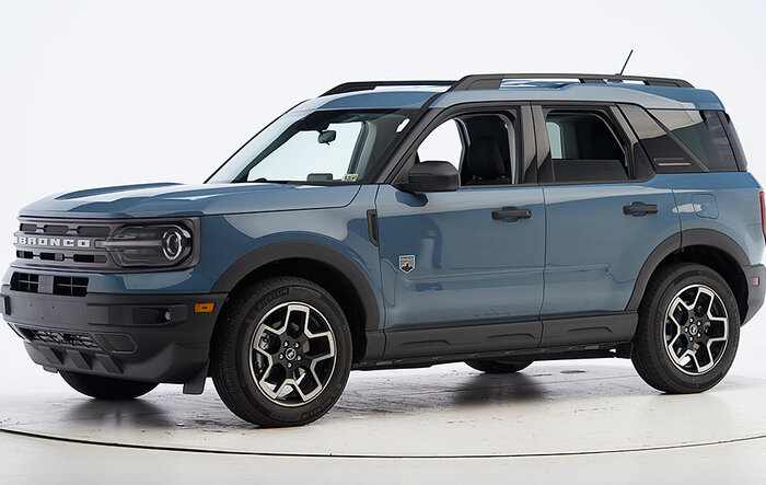 Bronco Sport Earns Highest IIHS Top Safety Pick+ Award