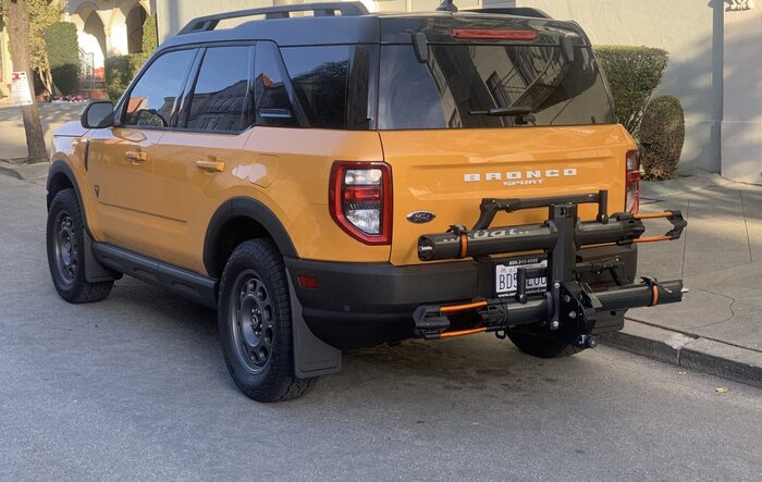 Installed a Kuat NV 2.0 bike rack on my Badlands