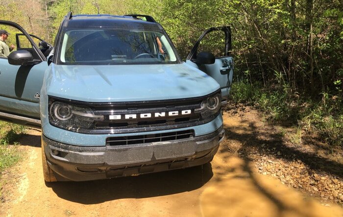 Off Roading with Bronco Sport OB in Red River Gorge, KY