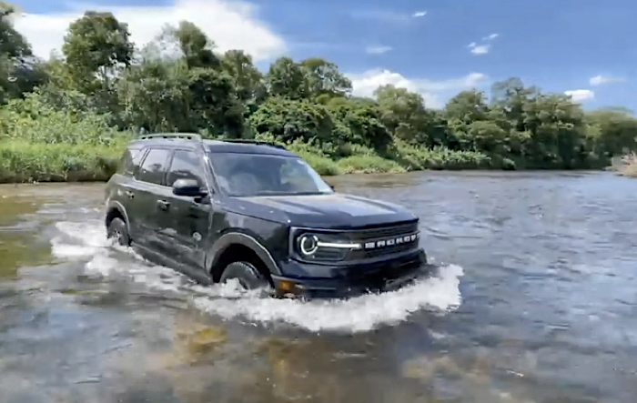 Bronco Sport Crossing Rivers in Brazil