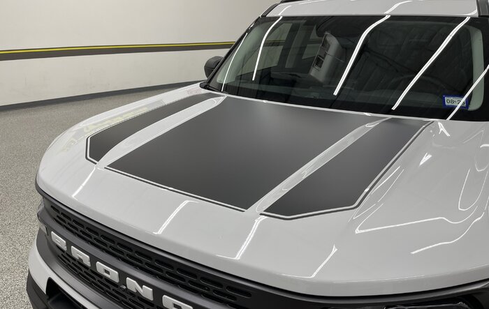 Bronco Sport "Solid" Hood Graphics:  Photos and Info