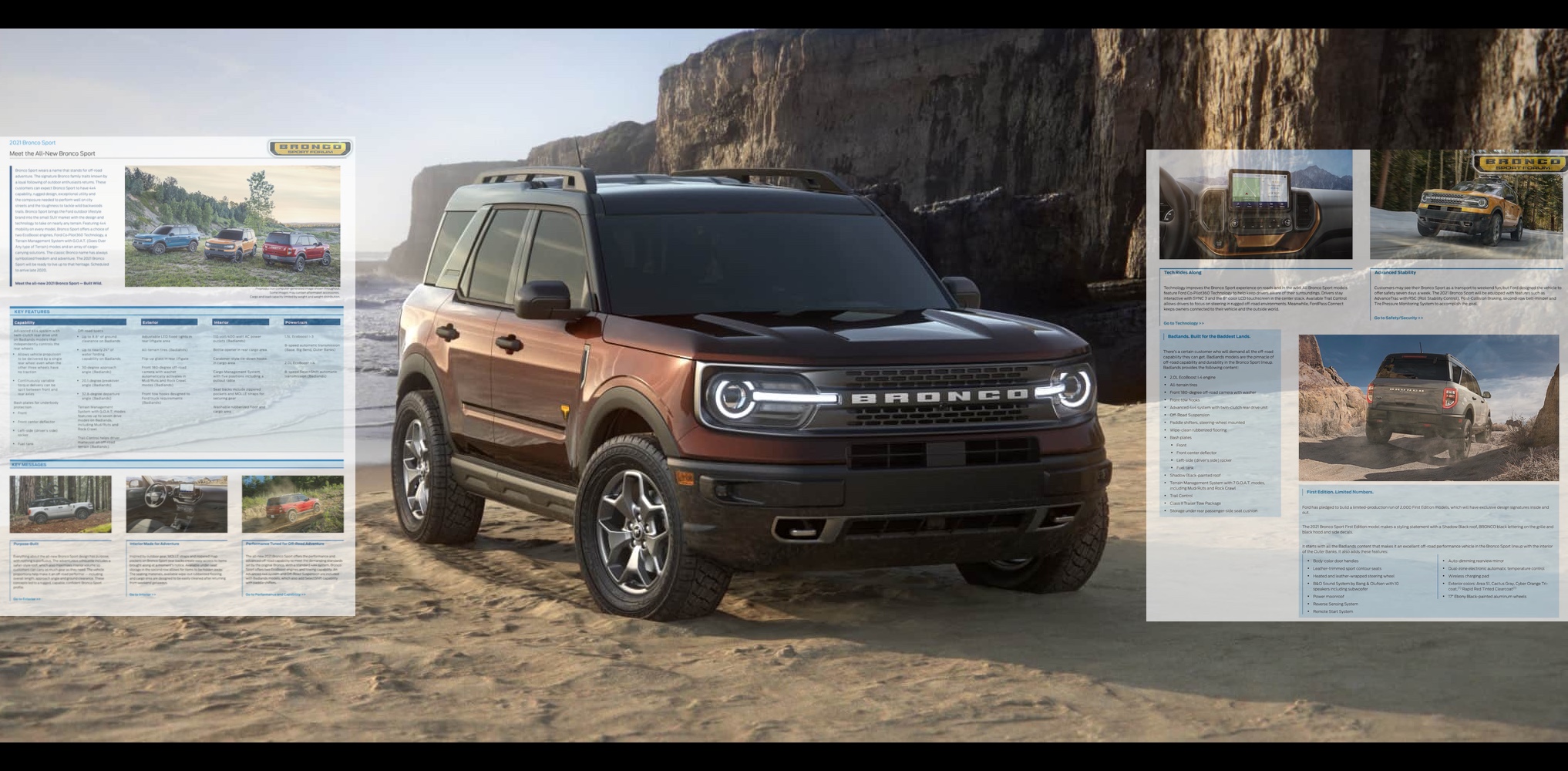 2021 Bronco Sport eSourceBook 85 Pages of Specifications, Packaging