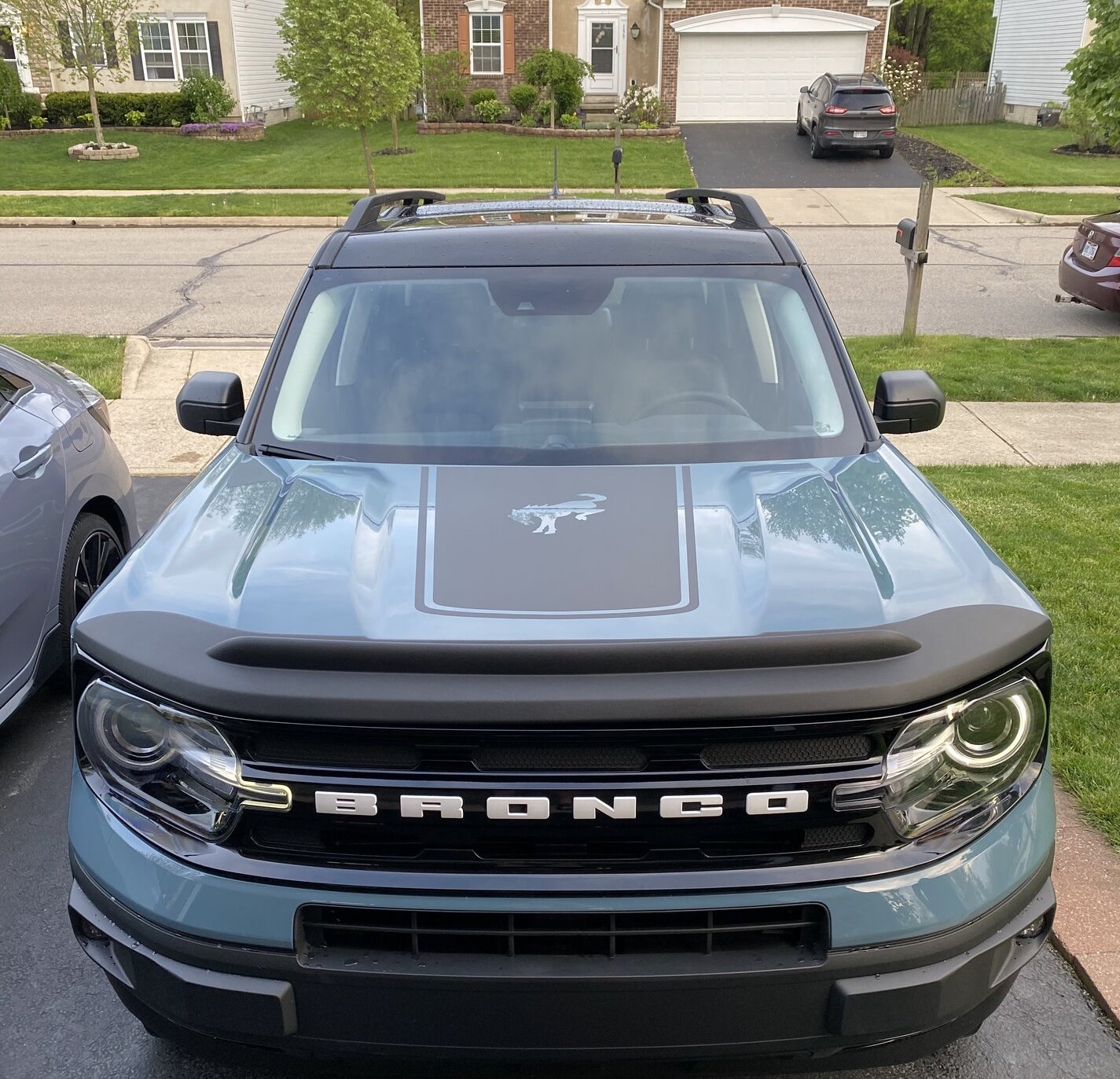 Did some things tonight - Hood decal and the hood protector. | 2021