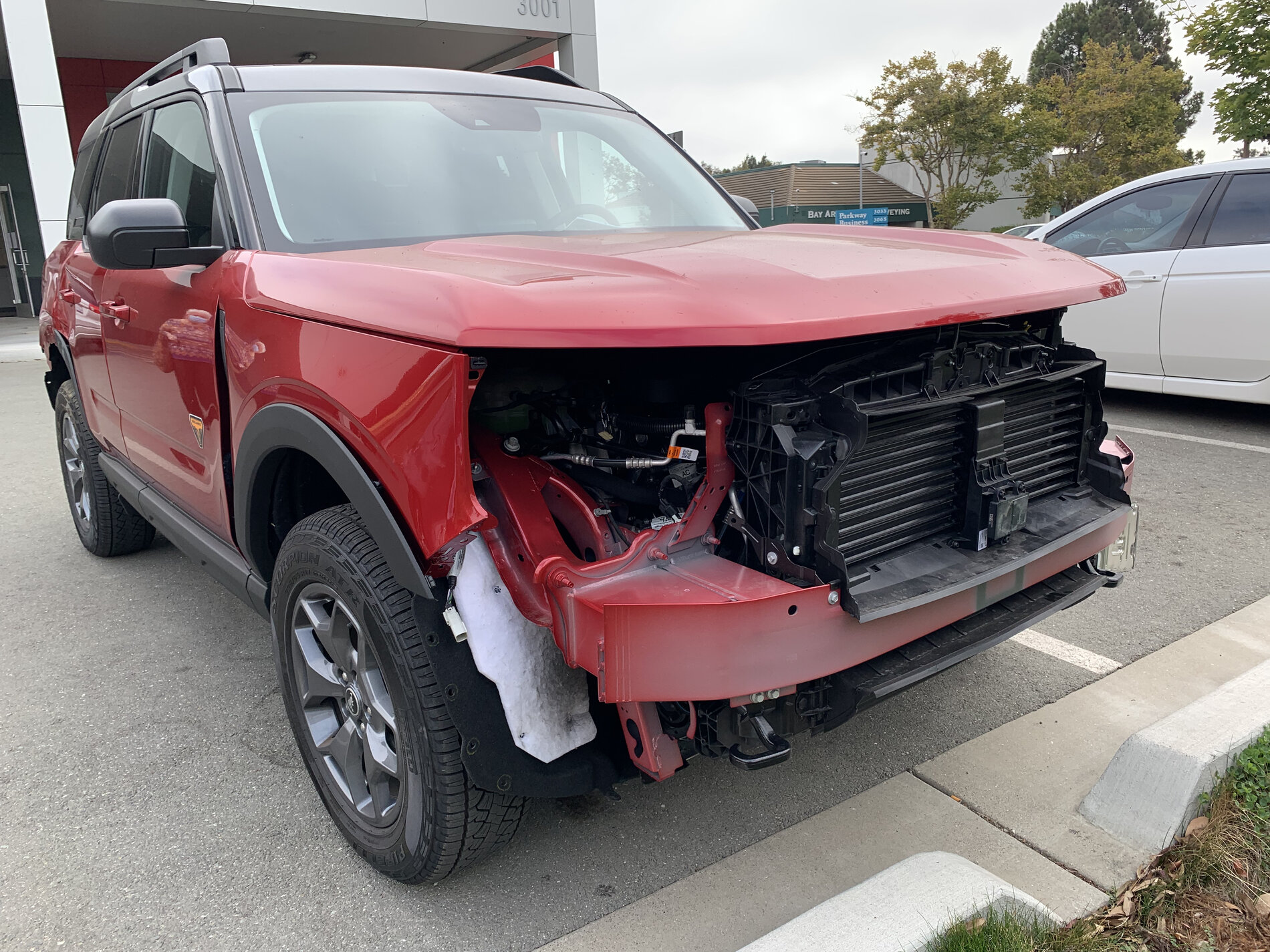 It gave its life for me. Badlands totaled in four-car freeway crash