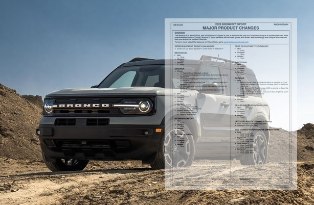 2023 Bronco Sport Order Guide First Look, Introducing Black Diamond Off 